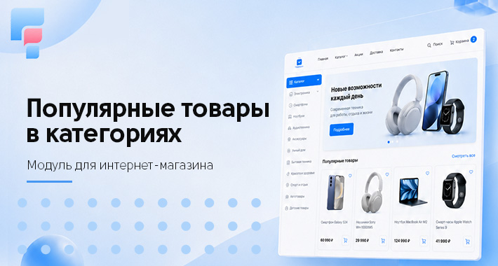 Популярные товары в категориях