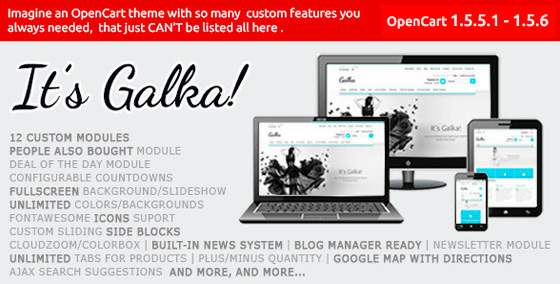Galka - Professional Responsive OpenCart theme
