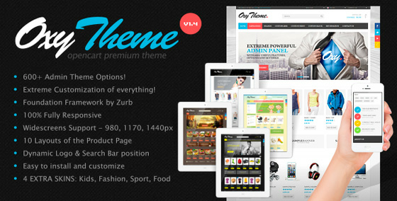 OXY - Multi-Purpose Responsive OpenCart Theme