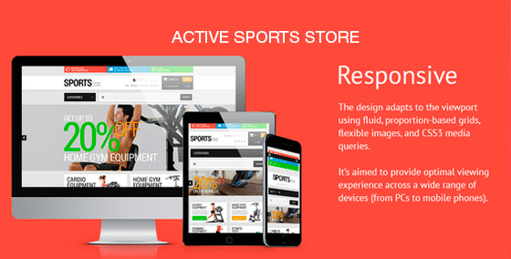 Active Sports Store OpenCart Template