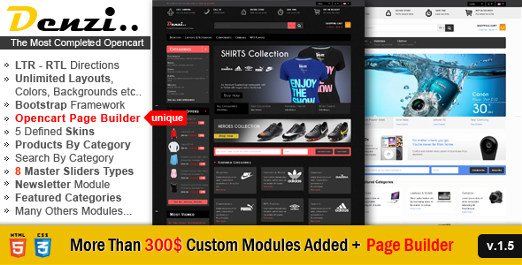 Denzi Premium Opencart Theme