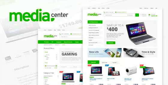 MediaCenter - Responsive Opencart Template