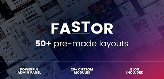 Fastor - Multipurpose Responsive Opencart Theme