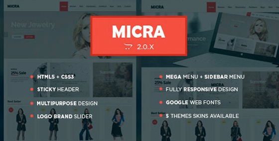 Micra - Responsive Multipurpose OpenCart Theme