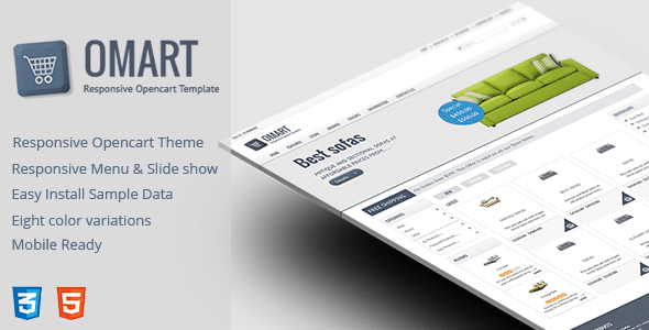 Omart – Mobile ready Opencart theme