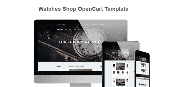 Watches Shop OpenCart Template