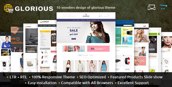 Glorious - Opencart Responsive Theme