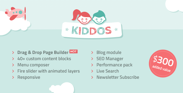 Kiddos - Hand Crafted Kids OpenCart Theme v.1.1.1