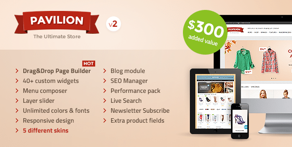 Pavilion - Responsive OpenCart Theme