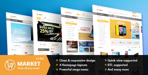 Market – Responsive Multipurpose OpenCart Theme