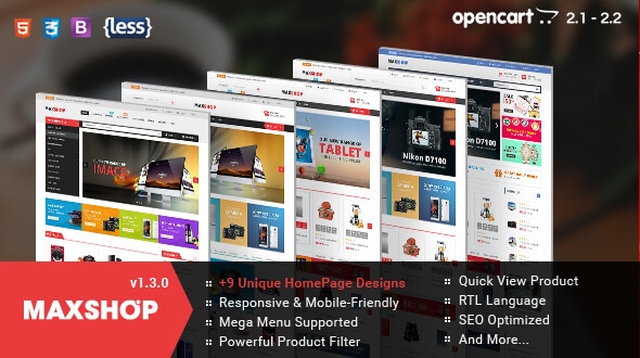 Maxshop - Store Responsive OpenCart Theme