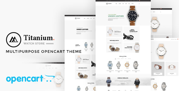 Pav Titanium - Advanced Opencart Theme for Watch & Jewelry