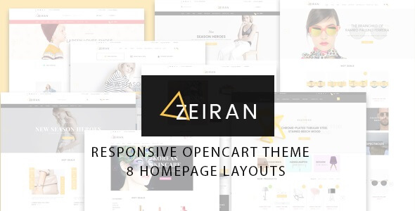 Zeiran - Multipurpose Responsive Opencart Theme