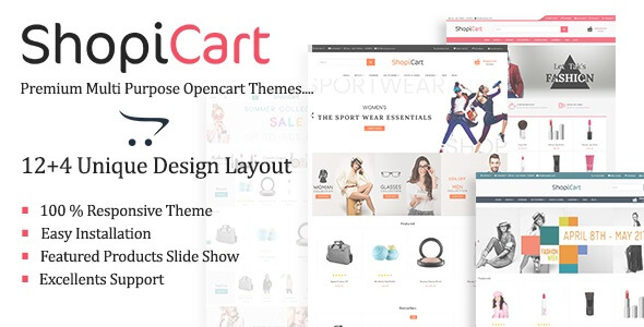ShopiCart - MultiPurpose OpenCart Theme