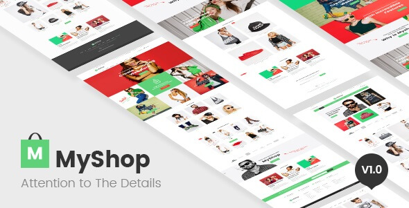 MyShop - multi layout fashion OpenCart theme