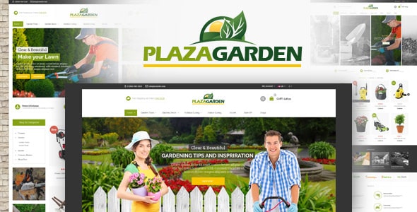 PlazaGarden - OpenCart Theme (Included Color Swatches)