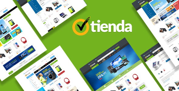 Tienda - Technology OpenCart Theme (Included Color Swatches)