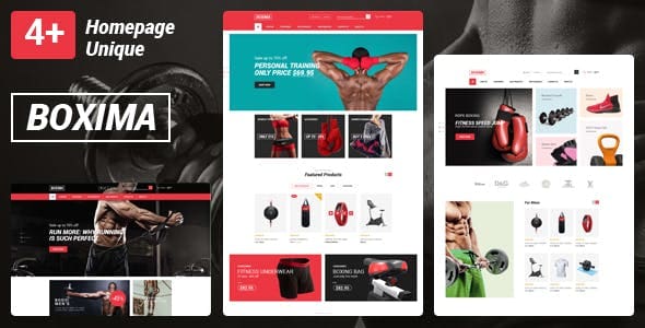 Boxima - Sport OpenCart Theme (Page Builder Layouts)