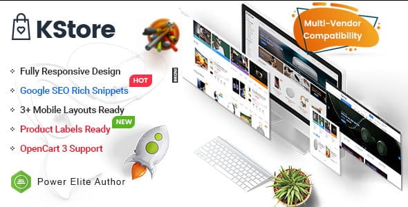 KStore - Multipurpose OpenCart 3 Hi-Tech Theme ( 3 Mobile Layouts Included)
