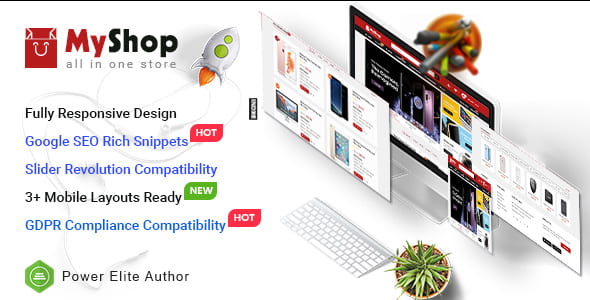 MyShop - Top Multipurpose OpenCart 3 Theme (3+ Mobile Layouts Included)