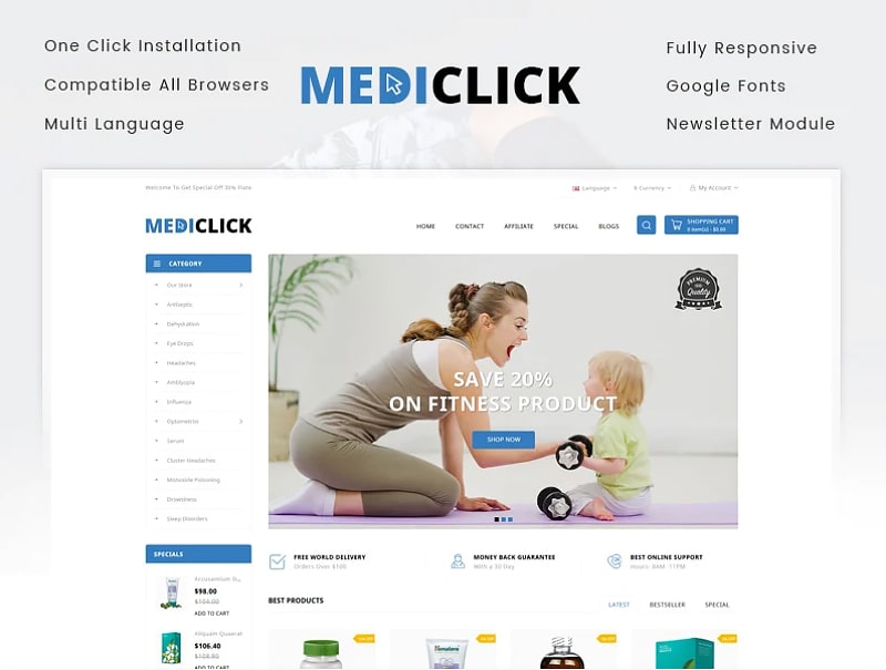 Medi Click - Drugs Store