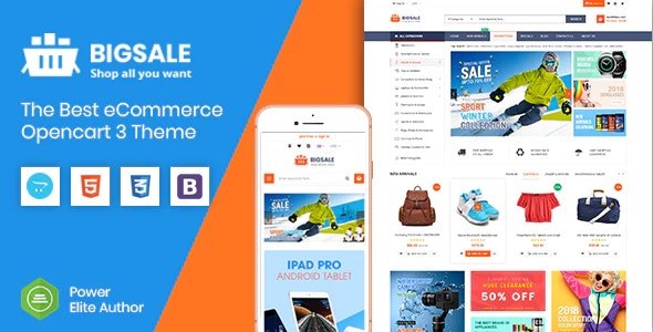 BigSale - The Multipurpose Responsive SuperMarket Opencart 3 Theme
