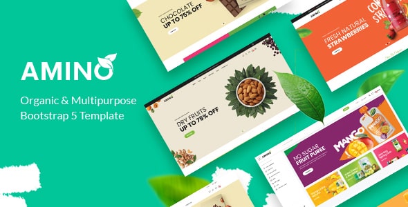 Amino - Organic & Multipurpose OpenCart Theme