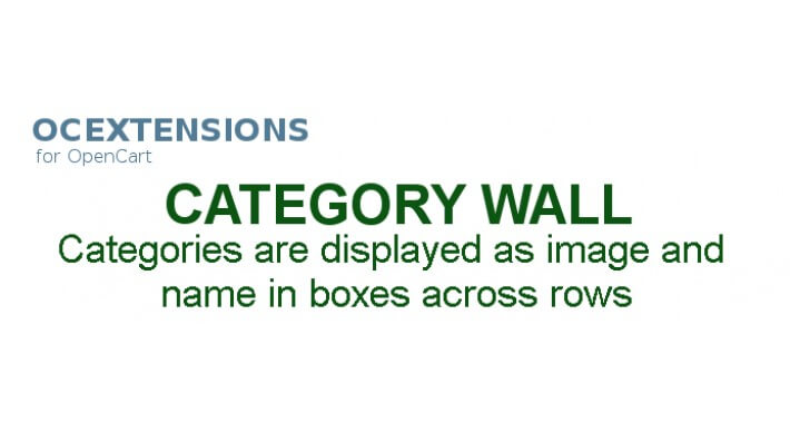 Category Wall OpenCart