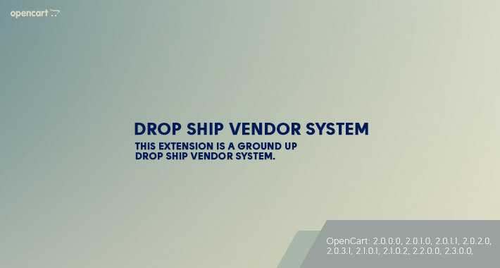 Drop Ship Vendor System / Поставщики