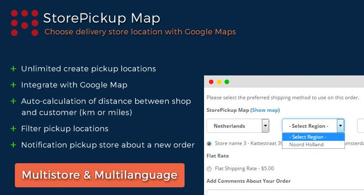 StorePickup Map | Google Maps | Filter Store