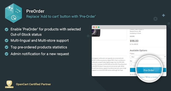 PreOrder - Pre-Order Out-of-Stock Products