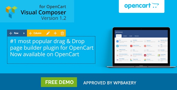 Visual Composer for OpenCart : Drag & Drop Page Builder