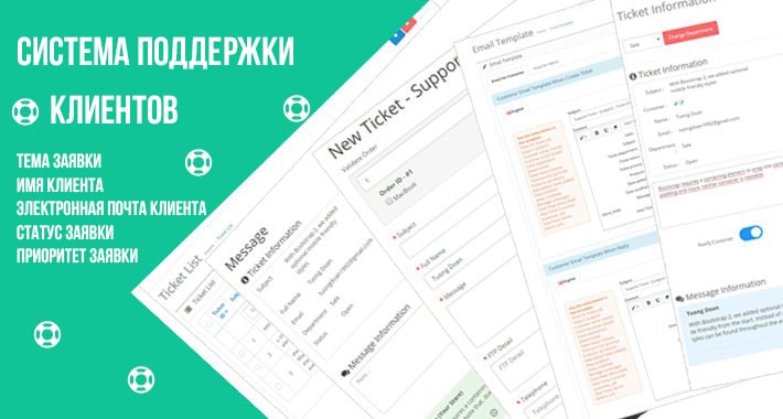 Ticketing HelpDesk PRO - система поддержки клиентов для OpenCart