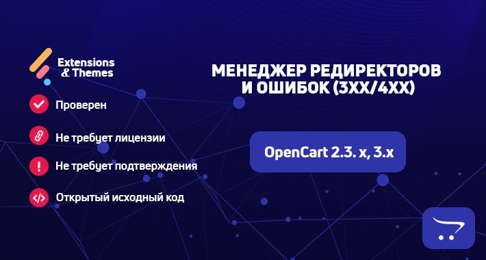 Менеджер редиректоров / ошибок (3xx/4xx)